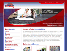 Tablet Screenshot of fusionchemusa.com